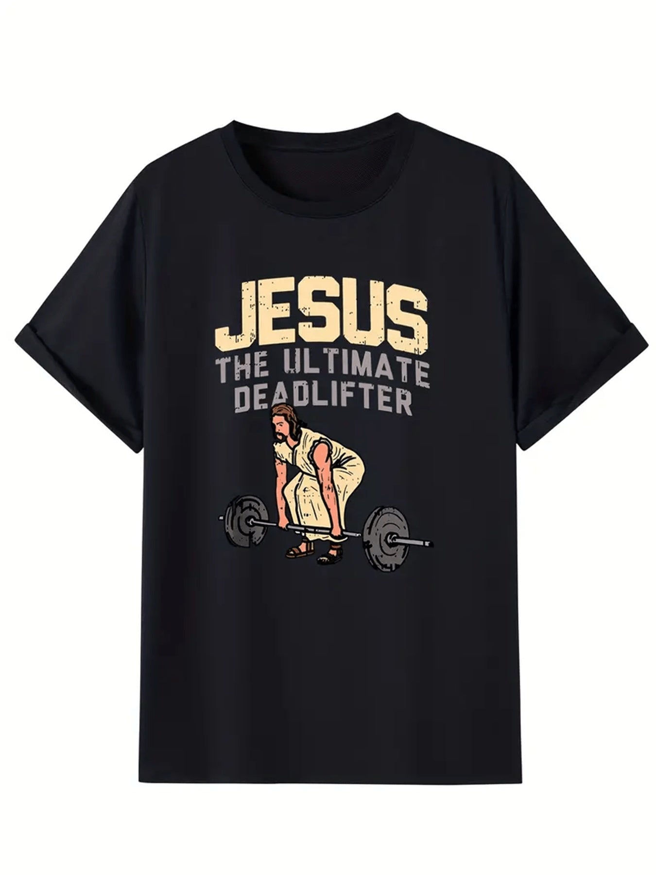 Men's Creative Tops, Casual Short Sleeved Round Neck T-shirts, Summer Outdoor Men's Clothing-3