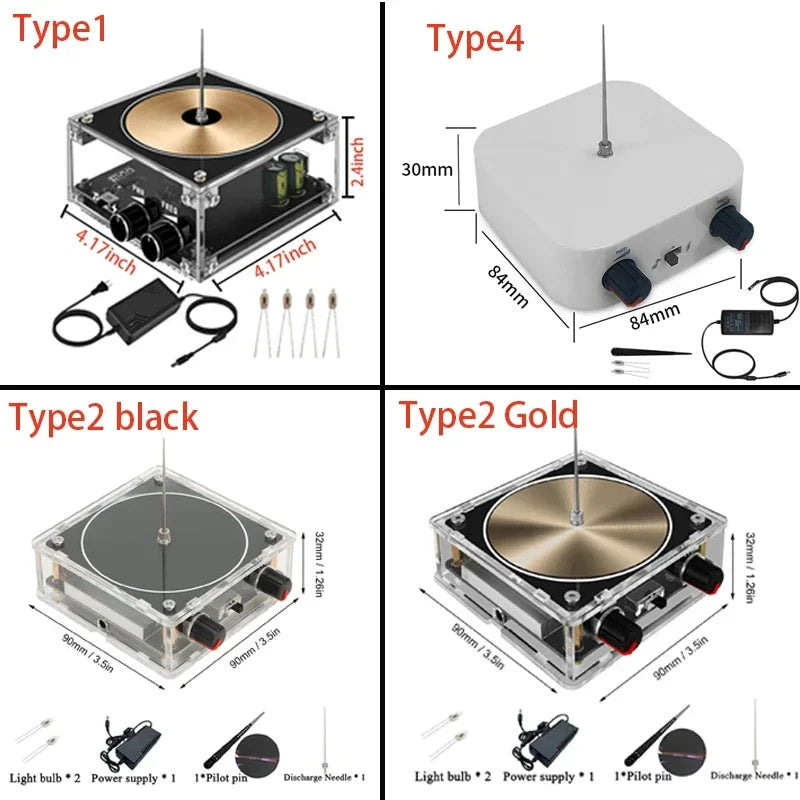Multi-Function Tesla Music Tesla Coil Speaker, Wireless Transmission Lighting, Science and Education Experimental Products