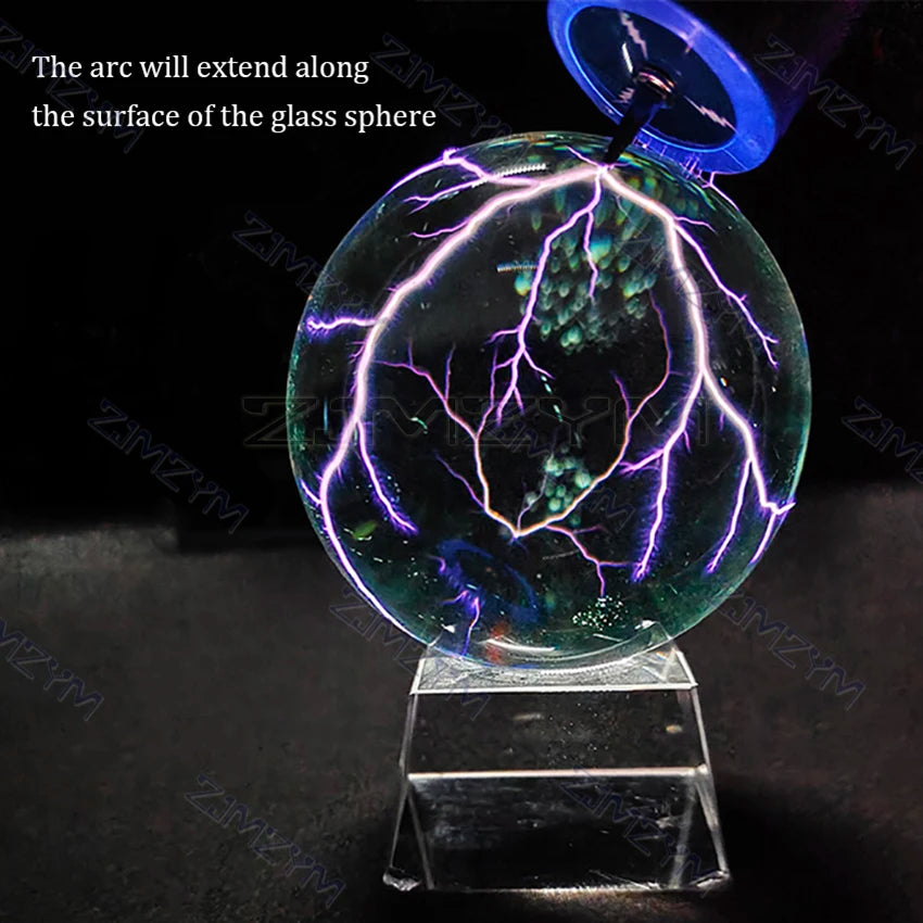 Third Generation Plus 80W 6A Tesla-Coil Gun Portable Handheld Tesla-Coil High Voltage Generator Artificial Lightning Tesla-Coil