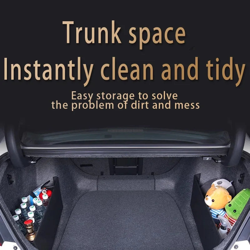 Car Accessories For Audi Q3 F3 2019~2025 2024 23 MK2 Trunk Storage Partition Multifunction Storage Auto Interior Parts Organizer