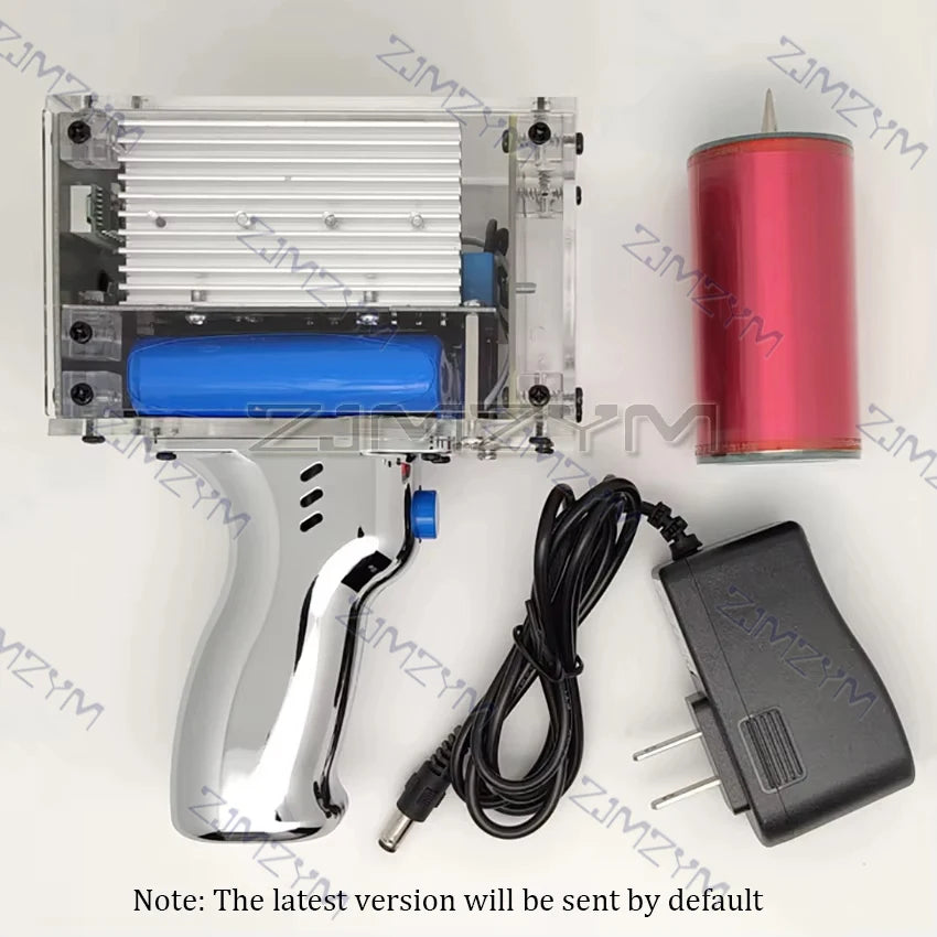 Third Generation Plus 80W 6A Tesla-Coil Gun Portable Handheld Tesla-Coil High Voltage Generator Artificial Lightning Tesla-Coil