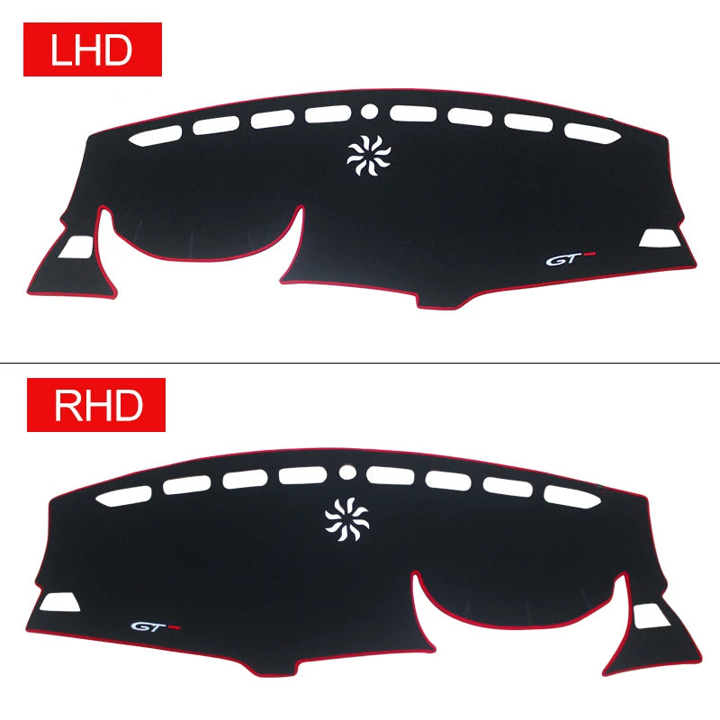 Car Accessories For Peugeot 3008 5008 GT Hybrid 2016-2021 2022 2023 Car Dashboard Sun Shade Pad Cover Nonslip Mat Auto Trim Part