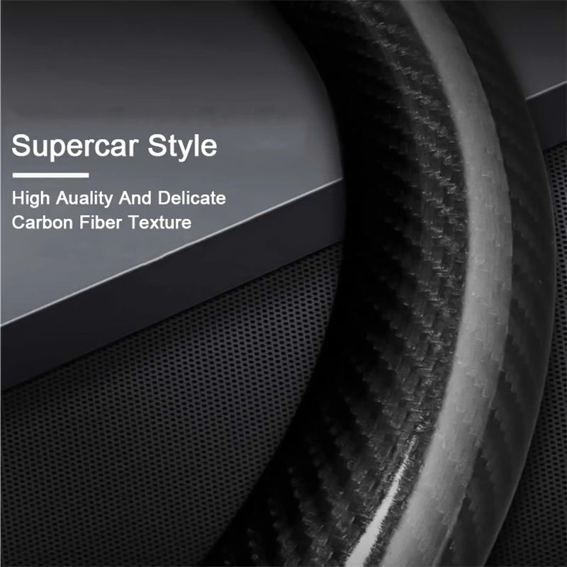 Car Steering Wheel Cover Leather Carbon Fiber For Audi S Line S3 S4 S5 S6 RS3 RS4 RS5 RS6 RS7 TT A3 A4 A5 A6 A7 A8 Q3 Q5 Q7 Q8