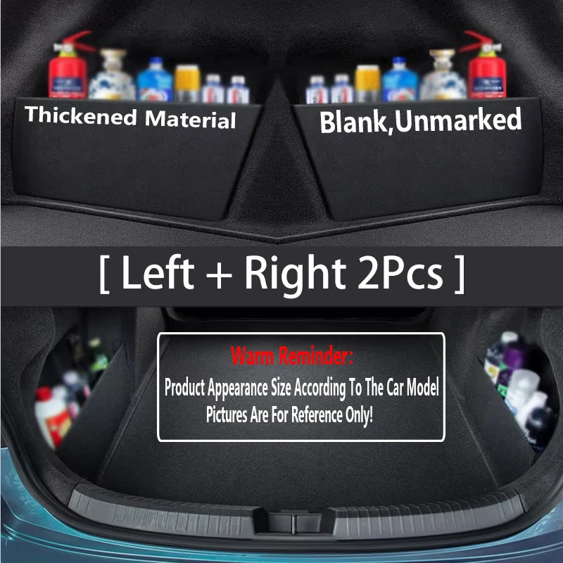 Car Accessories For Audi Q3 F3 2019~2025 2024 23 MK2 Trunk Storage Partition Multifunction Storage Auto Interior Parts Organizer
