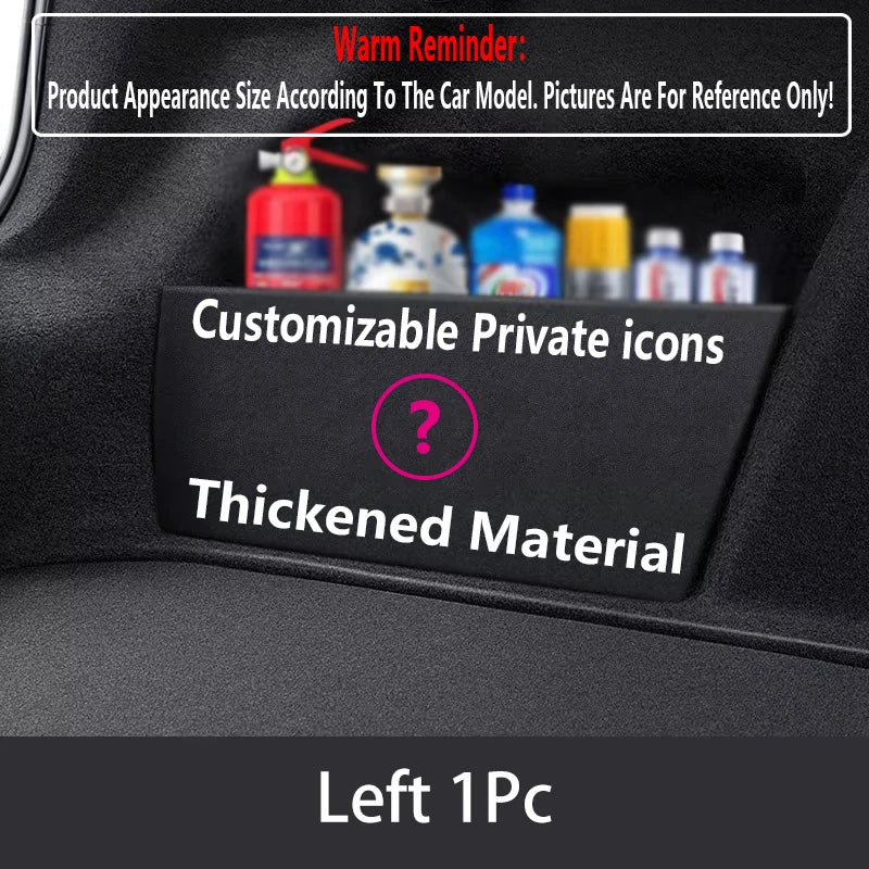 Car Accessories For Audi Q3 F3 2019~2025 2024 23 MK2 Trunk Storage Partition Multifunction Storage Auto Interior Parts Organizer