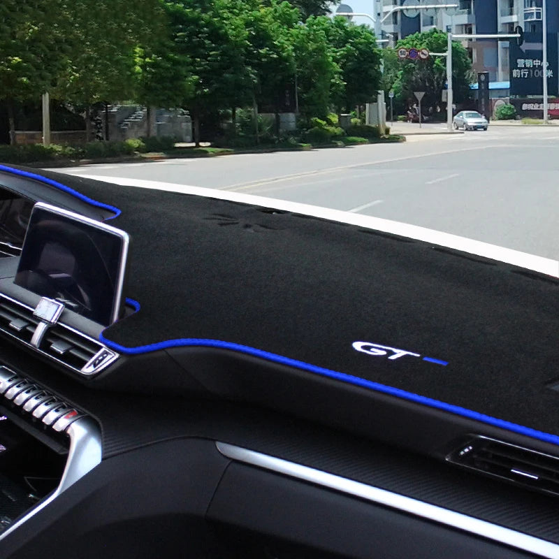 Car Accessories For Peugeot 3008 5008 GT Hybrid 2016-2021 2022 2023 Car Dashboard Sun Shade Pad Cover Nonslip Mat Auto Trim Part
