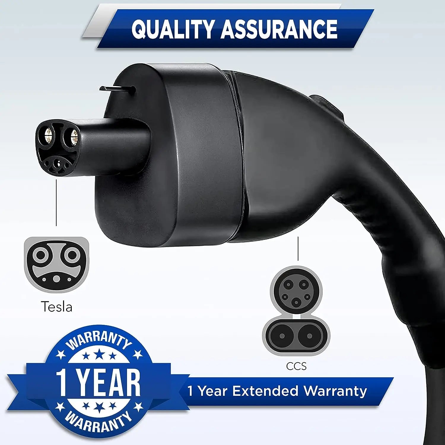 For Tesla American Standard DC Fast Charging Converter Tesla Converter CCS1 Converter CCS1 to Tesla charging head adapter