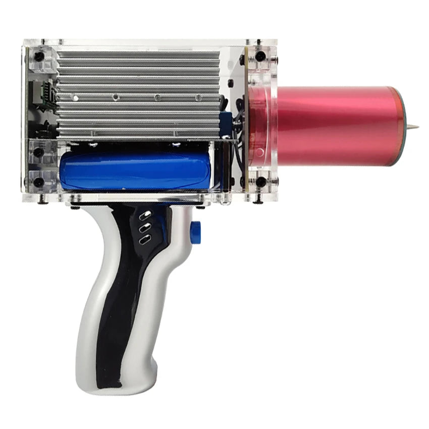 Third Generation Plus 80W 6A Tesla-Coil Gun Portable Handheld Tesla-Coil High Voltage Generator Artificial Lightning Tesla-Coil