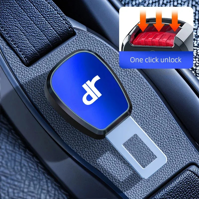 Car Seat Belt Buckle Plug Auto Safety Strap Extension Accessories interior For DR Motors DR3 DR1 DR2 DR4 DR5 1.0 EV 3.0 4.0 5.0
