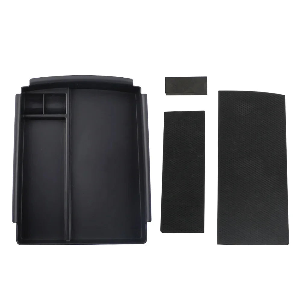 Car Console Armrest Storage Box with Mats for Tesla Model X 2016 -2020 for Tesla Model S 2016 -2020 Modification