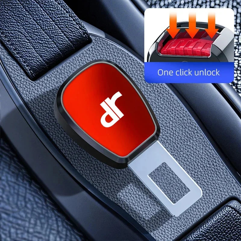 Car Seat Belt Buckle Plug Auto Safety Strap Extension Accessories interior For DR Motors DR3 DR1 DR2 DR4 DR5 1.0 EV 3.0 4.0 5.0