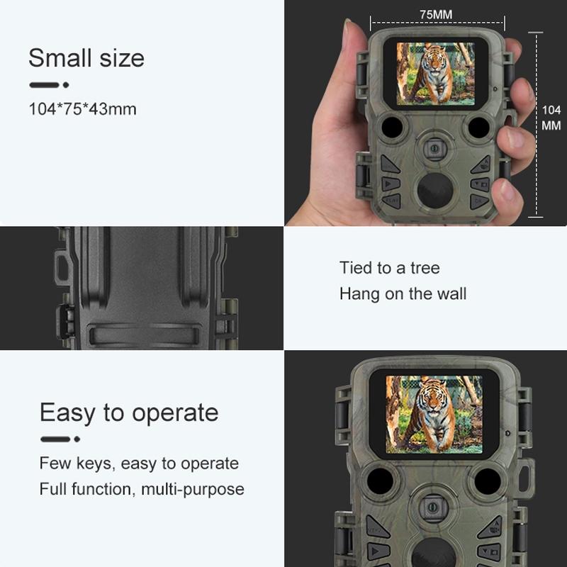 Outdoor Hunting Camera With Night Vision And Infrared Sensing