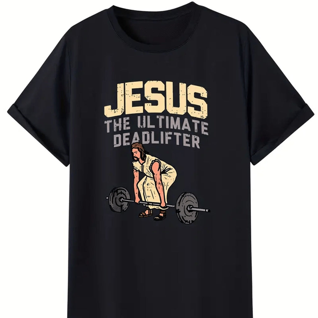 Men's Creative Tops, Casual Short Sleeved Round Neck T-shirts, Summer Outdoor Men's Clothing-0