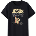Men's Creative Tops, Casual Short Sleeved Round Neck T-shirts, Summer Outdoor Men's Clothing-0