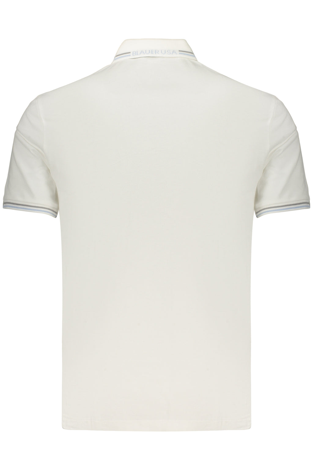 BLAUER APPAREL MEN'S SHORT-SLEEVE POLO SHIRT WHITE
