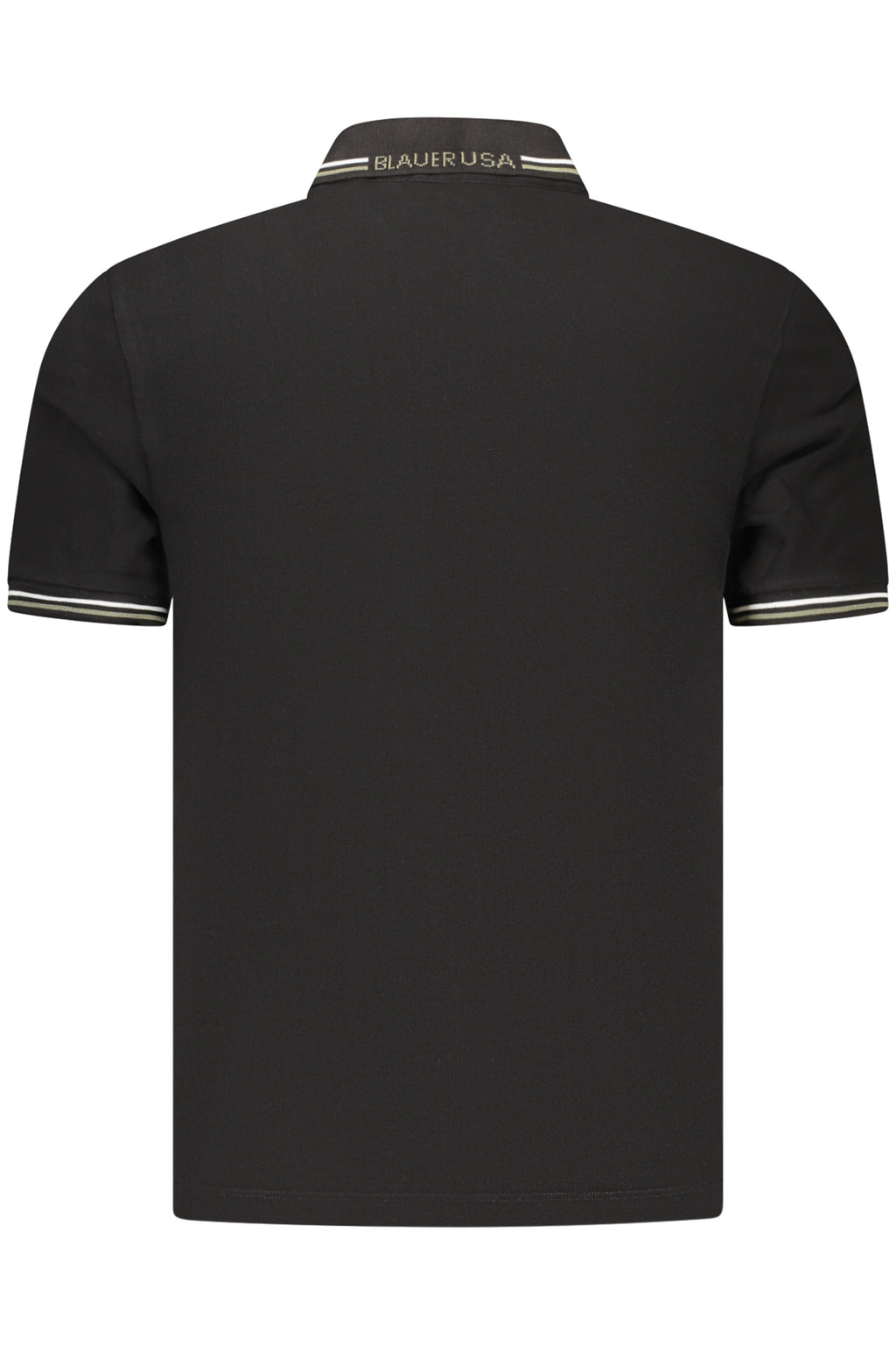 BLAUER APPAREL MEN'S SHORT-SLEEVE POLO SHIRT, BLACK
