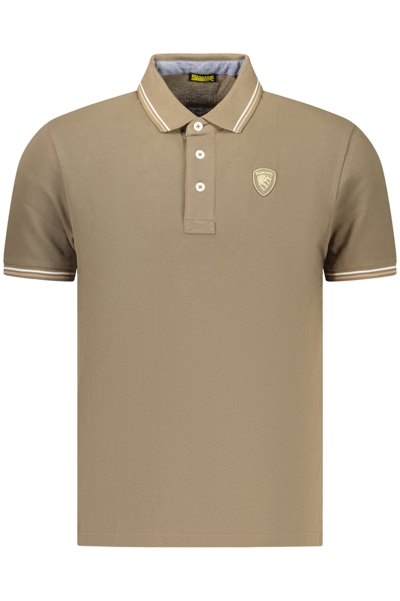 BLAUER APPAREL MEN'S SHORT-SLEEVED POLO SHIRT, GREEN