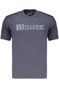 BLAUER APPAREL MEN'S SHORT-SLEEVE T-SHIRT BLUE