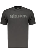 BLAUER APPAREL MEN'S SHORT-SLEEVE T-SHIRT BLACK