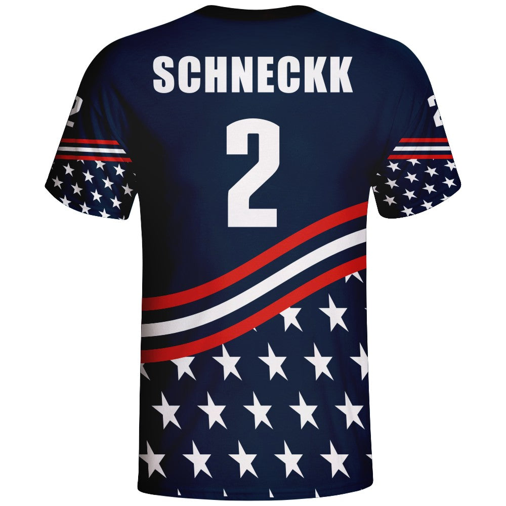 USA Flag Design Esports Jersey apparel Sublimation Shirts