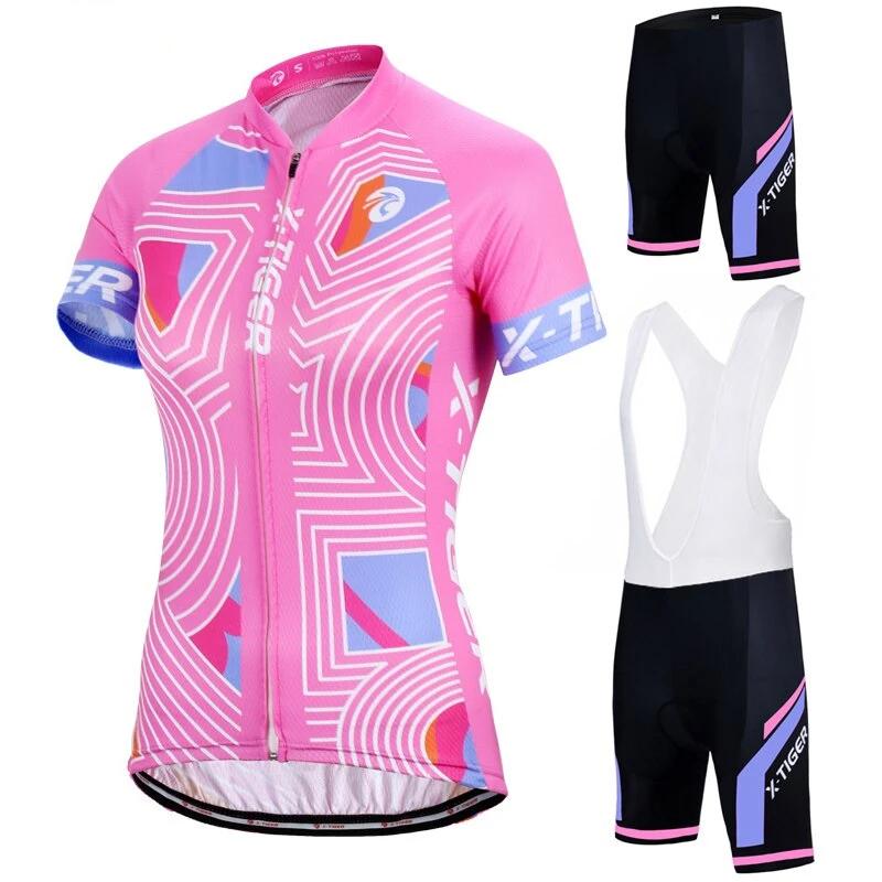 Summer Women MTB Bike Cycling Clothing Set